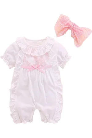 Stylecast Kids-Girls Rompers Comes With A Bow