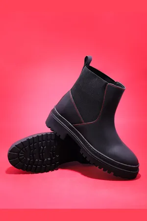 LAVIE Women Round-Toe Mid-Top Chelsea Boots