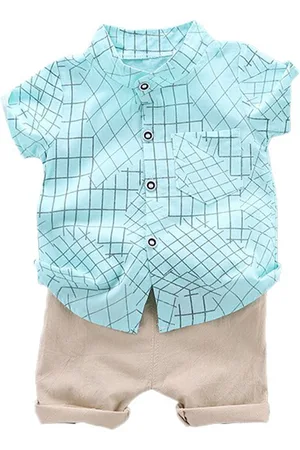 Stylecast Infant Boys Printed Shirt with Shorts