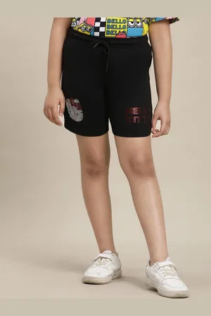 Kidsville Girls Hello Kitty Printed Pure Cotton Shorts