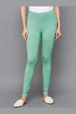 Lifestyle Women Green Leggings