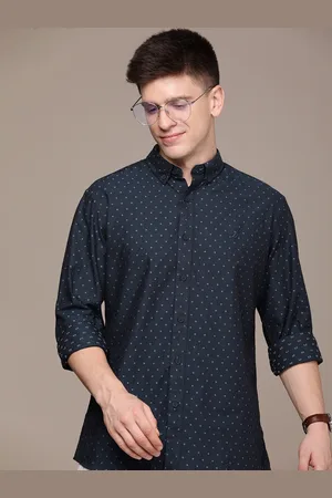 Nautica Men Slim Fit Pure Cotton Printed Casual Shirt