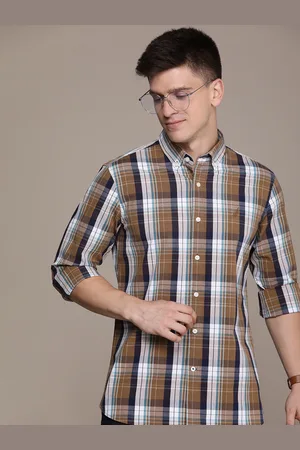 Nautica Slim Fit Checked Casual Shirt