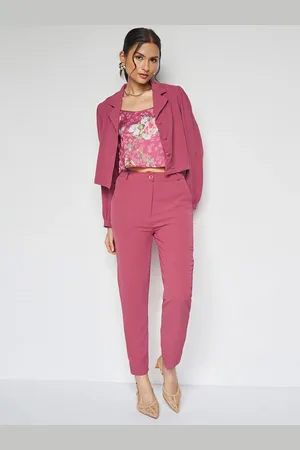 AND Printed Top With Trousers & Shrug