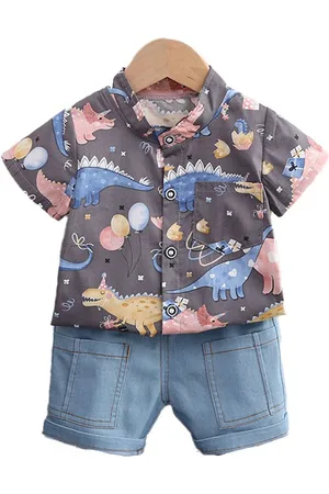 Stylecast Boys Printed Shirt with Shorts