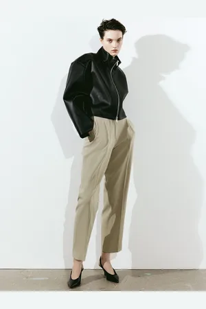 H&M Women Wide Crease-Leg Trousers