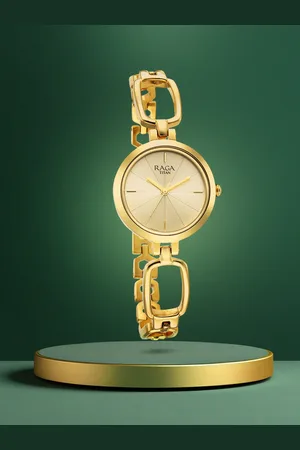 Titan Women Textured Dial & Bracelet Style Analogue Watch 2725YM01