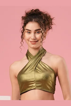 Globus Halter Neck Bralette Crop Top