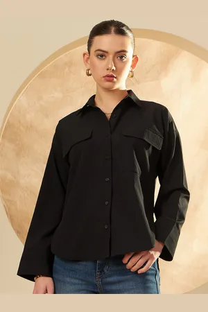 DENNISON Spread Collar Long Sleeves Casual Shirt