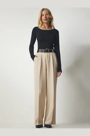 Happiness istanbul Women High-Rise Parallel Trouser