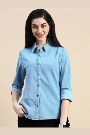 De Moza Women Opaque Casual Shirt