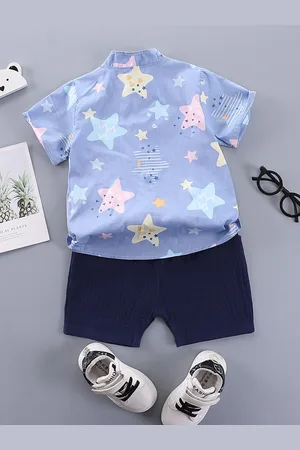 Stylecast Boys Printed Shirt with Shorts