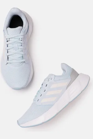 adidas Women Woven Design Round-Toe Galaxy 6 Running Shoes with Striped Detail