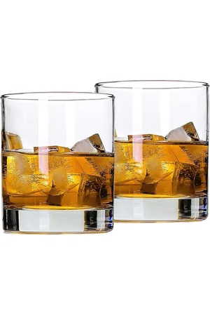 Saki Transparent 2 Pieces Whiskey Glasses