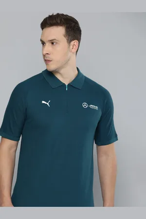 PUMA Mercedes AMG Petronas Pique Polo Collar T-shirt