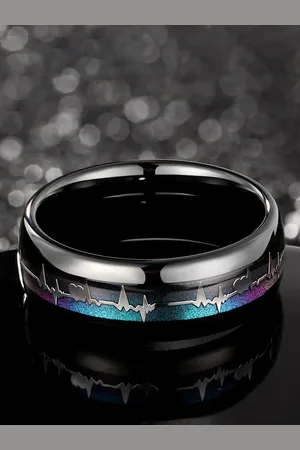 Meenaz Men Stainless Steel Silver-Plated Finger Ring