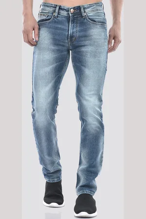 NUMERO UNO Men Tapered Fit Low-Rise Cotton Heavy Fade Stretchable Jeans