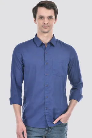 NUMERO UNO Men Solid Slim Fit Shirt