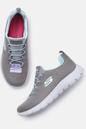 Skechers Women Textured Summits Slip-On Sneakers