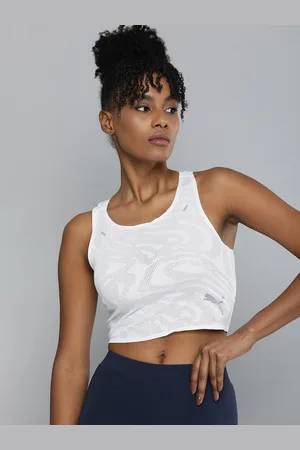 PUMA RUN ULTRASPUN DryCell Breathable Running Tight Fit Tank Crop Top