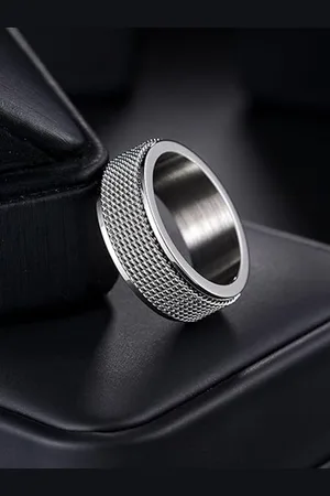 Meenaz Men Silver Plated Finger Ring