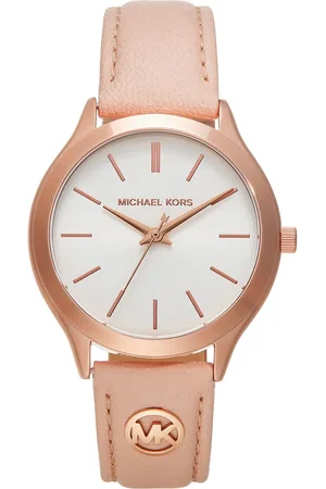 Michael Kors Women Dial & Leather Straps Analogue Watch MK7467