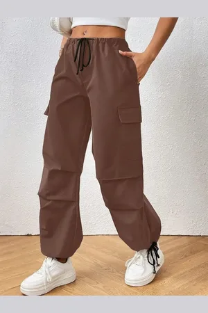 Broadstar Women Smart Baggy Fit Parachute Trousers