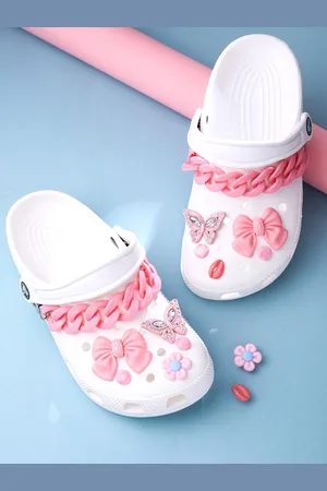 Yellow Chimes Girls 14 Pcs Chain Charms Set For Clogs