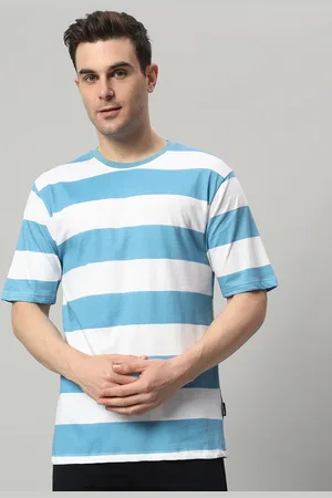 The Dry State Men Striped Pockets T-shirt