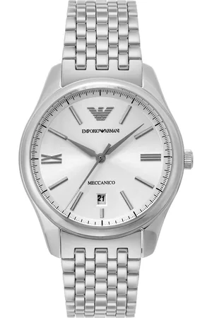 Emporio Armani Men Textured Dial & Analogue Automatic Motion Watch AR60076