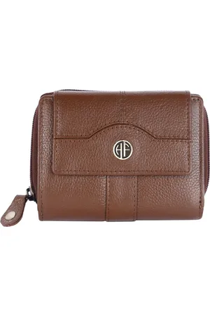 HAMMONDS FLYCATCHER Women RFID Leather Zip Around Wallet