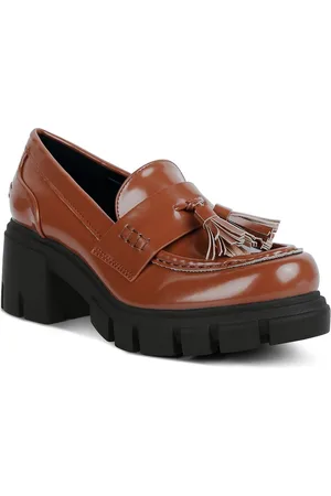 London Rag Women Round Toe Tassels Loafers