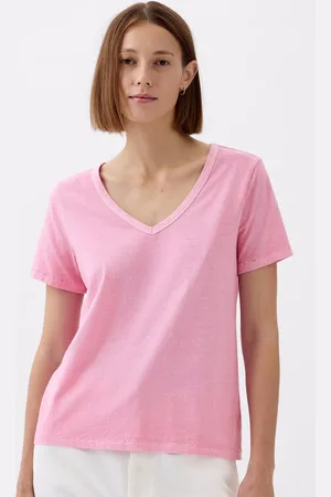 Color Capital Pack of 2 V-Neck Short Sleeve Relaxed Fit Top