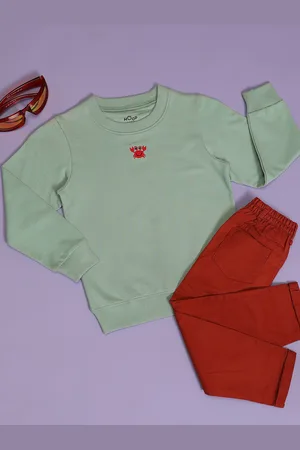 HOOP Boys Long Sleeves Cotton Pullover Sweatshirt