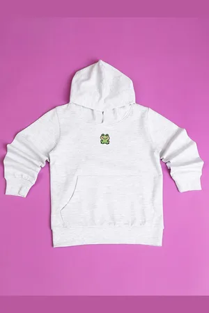 HOOP Girls Embroidered Hooded Sweatshirt