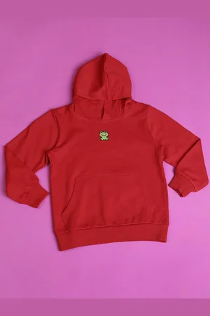 HOOP Girls Embroidered Hooded Sweatshirt