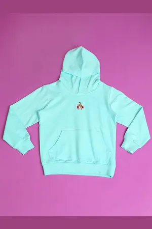 HOOP Boys Embroidered Hooded Pullover Sweatshirt
