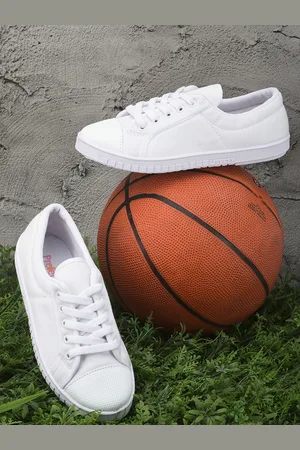 Liberty Boys White Synthetic Lace-Ups Sneakers