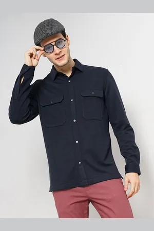 Celio Spread collar Long Sleeves Opaque Casual Shirt