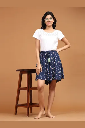 BStories Women Printed Lounge Shorts