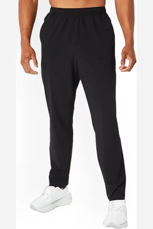 Asics Men Spiral Embroidery Woven Men Mid-Rise Sports Track Pants