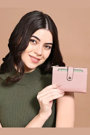 Accessorize London Women Multi Compartment Removable Cardholder Wallet