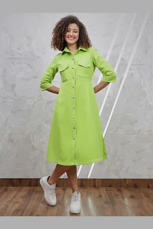 ATHENA Denim Shirt Dress