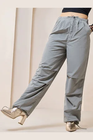 Bewakoof Women Baggy Oversized Parachute Pants