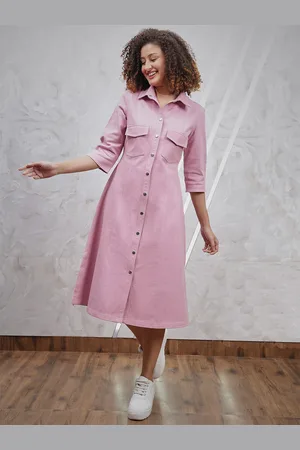 ATHENA Denim Shirt Dress