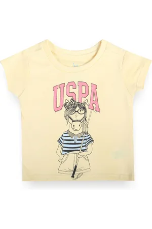 Ralph Lauren Girls Graphic Printed Pure Cotton T-shirt