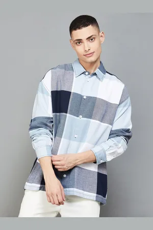 Lifestyle Men Tartan Checks Opaque Checked Casual Shirt