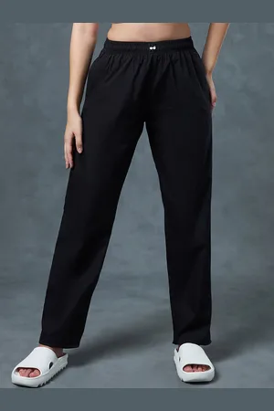 Bewakoof Women Cotton Mid-Rise Trousers