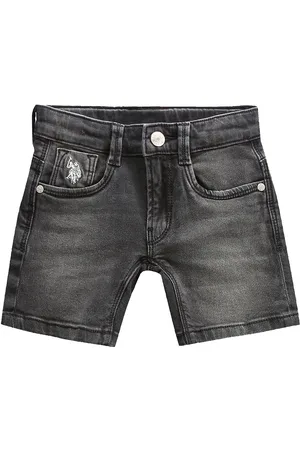 Ralph Lauren Boys Washed Mid Rise Twill Denim Shorts