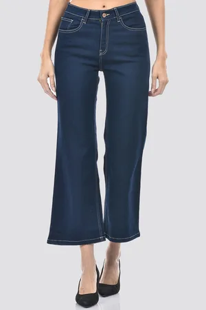 NUMERO UNO Women Solid Wide Fit Sustainable Stretchable Jeans